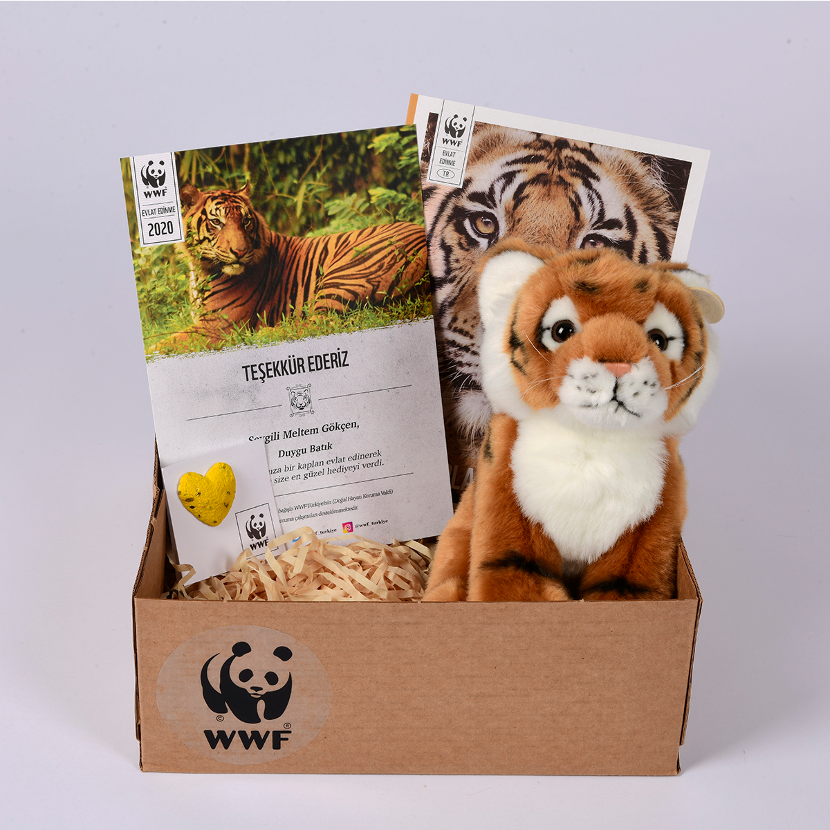 Kaplan Oyuncak Evlat Edinme Seti