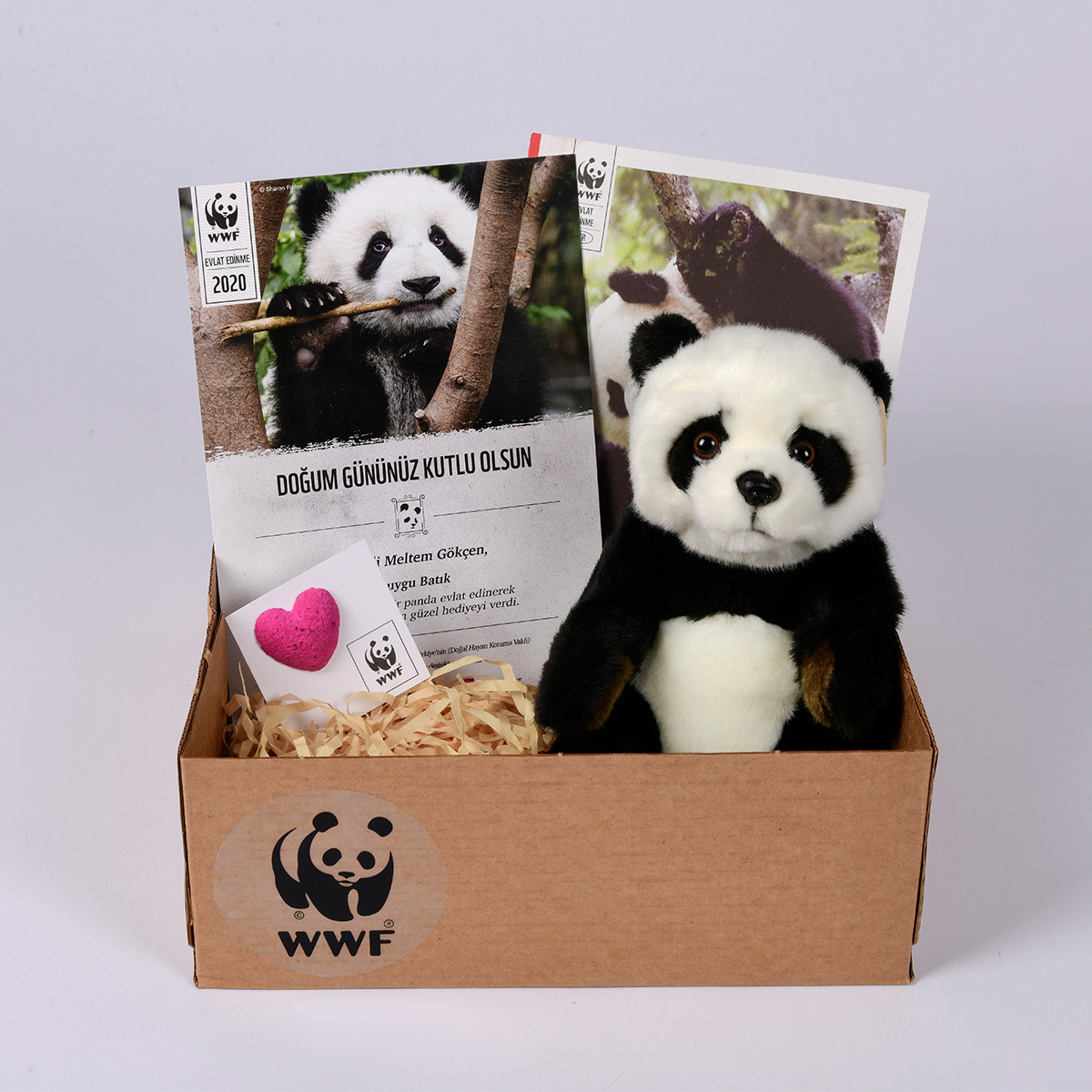 Panda Oyuncak Evlat Edinme Seti