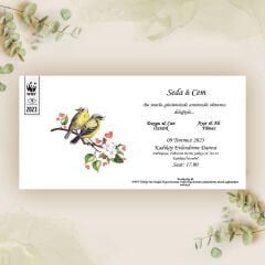 Kuş Temalı Davetiye