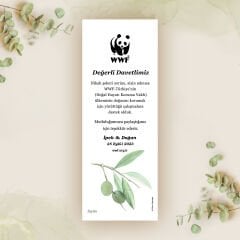 Zeytin Dalı Temalı Kitap Ayracı