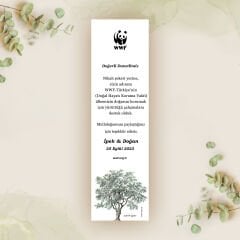 Zeytin Ağacı Temalı Kitap Ayracı - 1