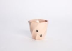 El Boyama Porselen Bardak – Saz Kedisi İzleri