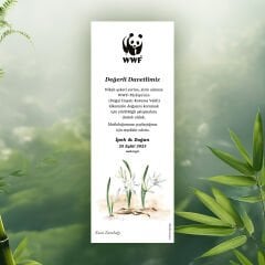 Kum Zambağı Temalı Kitap Ayracı