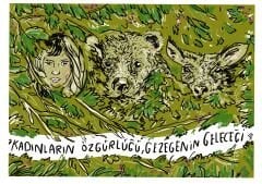 Doğa ve Kadın Temalı Destek Kartı