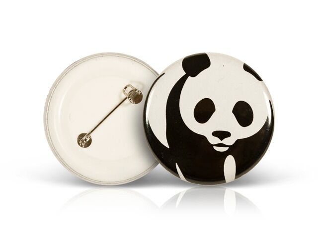 Panda Temalı Buton Rozet
