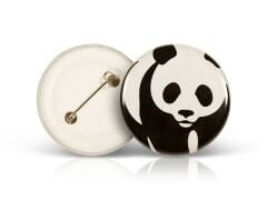 Panda Temalı Buton Rozet