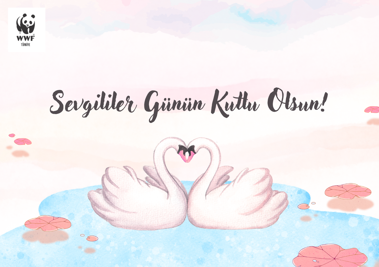 Sevgililer Günü Temalı Destek Kartı