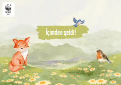 İçimden Geldi Temalı Destek Kartı