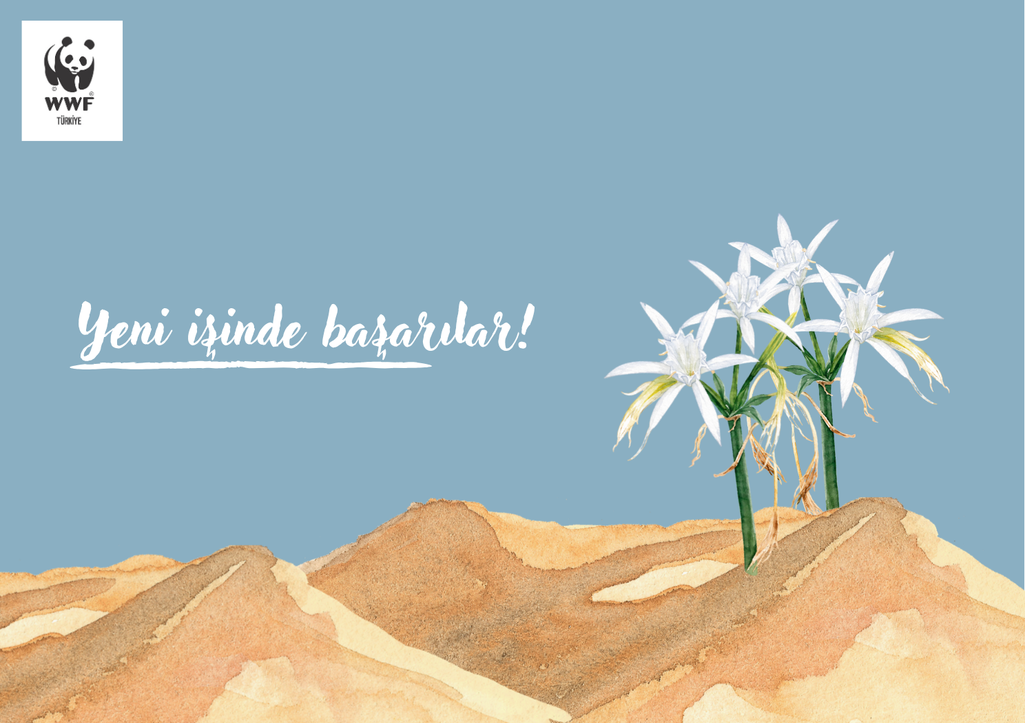 İş Tebriği Temalı Destek Kartı